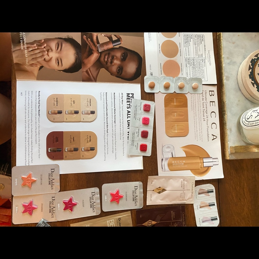 Makeup Lip and Sun Samples- 5 free w/ any purchase